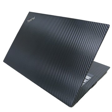 【Ezstick】Lenovo ThinkPad T14s Gen1 筆電機身貼｜黑色卡夢紋｜上蓋+鍵盤週圍+底部貼｜