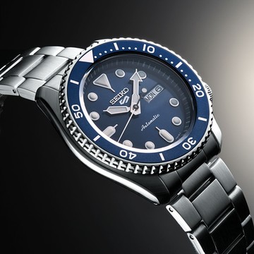 SEIKO 精工錶 5 Sports 4R36-07G0B(SRPD51K1) SKX 運動時尚潮流機械腕錶 藍x銀 42.5mm_SK037