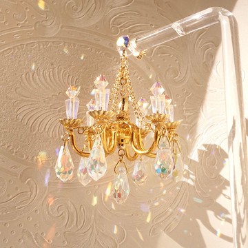 耳畔的水晶吊燈 單邊耳飾