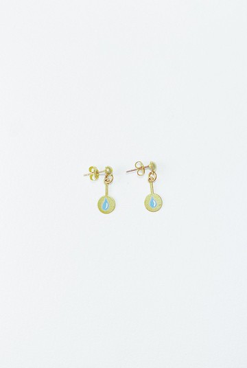 手繪耳環 - 水滴