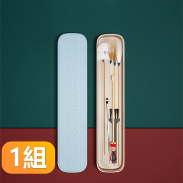 【晴安居】舒適清潔附收納盒掏耳棒十件套 手工製多種類挖耳勺套組-1組