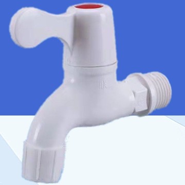 聯塑塑料水龍頭帶濾網專用塑膠水龍頭4分單冷pvc快開水嘴W13103