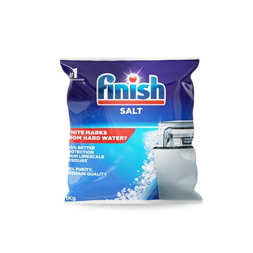 finish 亮碟 洗碗機耗材 洗碗鹽/軟化鹽(1kg袋裝 一入) BOSCH洗碗機推薦款