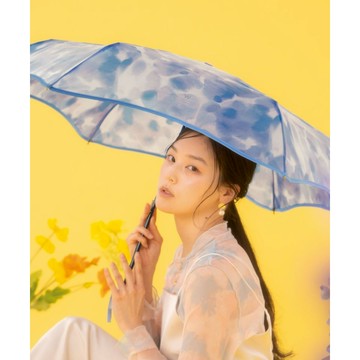 Wpc.｜透明花瓶波浪傘簷手動透明折傘 (折傘/手動傘/透明傘) 官方直營