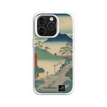iPhone 16 Pro SolidX 白 - Van Gogh Museum - 浮世繪系列東海道五十三次名所圖會 - 歌川廣重
