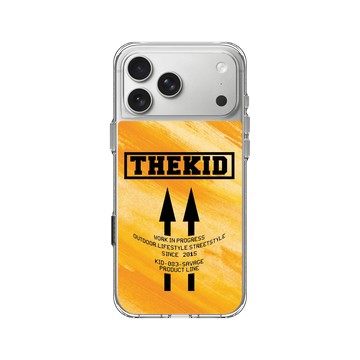 iPhone 17 Pro Max Clear Case（相機按鈕） 透明 - KID - THEKID-黃雙箭頭款