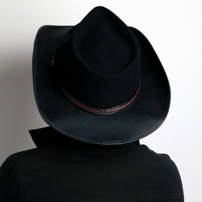 専用USA製 HEAD'N  ヘッドゥンホーム 本革製 ウェスタンハット 帽子 メンズ ウエスタンハット レザー フェルト アメリカ製 Head