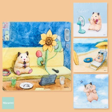 助六的日常-方形毛巾