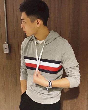 美國百分百【全新真品】Tommy Hilfiger 帽T T恤 TH 薄 長袖 T-shirt 灰色 S-XL I637