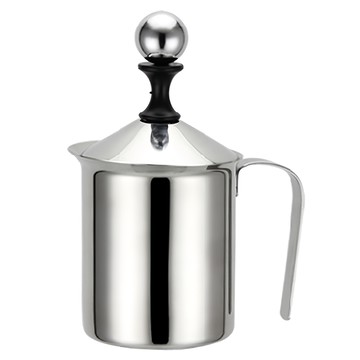 卡特屋 不鏽鋼奶泡杯  800cc (可製 400cc 奶泡)  食品級不鏽鋼  1個