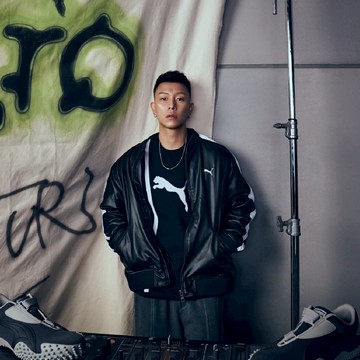 PUMA T7 黑色 E.SO 瘦子 王淨同款 寬鬆 仿皮革 棒球 外套 男女款【63631901】