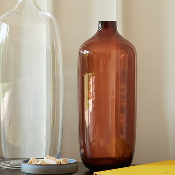 【LSA】VESSEL窄口花瓶H38cm-琥珀色