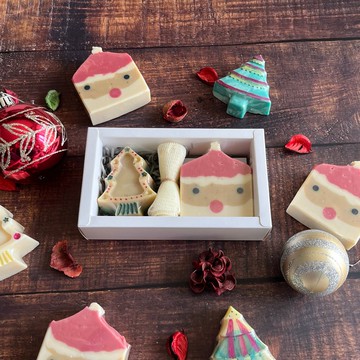 聖誕節獻禮 手工皂禮盒