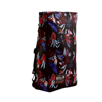 熱帶天堂鳥系列 多功能方型背包-熱帶紅(多WAY 背法)