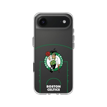 iPhone Air Clear Case（相機按鈕） 透明 - NBA - 球場系列-波士頓塞爾提克 Boston Celtics - Court