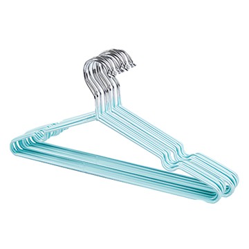 樂邦 北歐色覆膜防滑衣架 10個  1組  顏色隨機