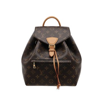 LOUIS VUITTON M45501 經典老花帆布後背包雙肩背包 / MONTSOURIS PM
