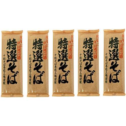 遁所食品 特選そば 200g×5個 　　　　　　　　　　　　　　　JAN:4951070001038