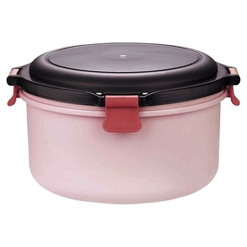 小倆口居家 AN大卡龍保鮮隔熱餐盒 便當盒 1L B1912  顏色隨機  1個