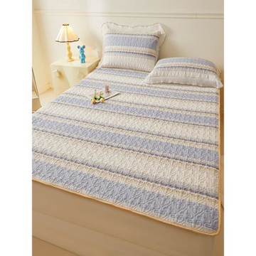 純棉夾棉防滑床單防摔蚊帳專用全棉單人單件床墊軟墊被單雙人床蓋