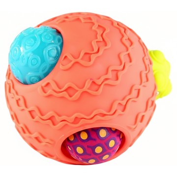 B.toys 波麗觸覺感統球組 6個月以上  葡萄柚  1組