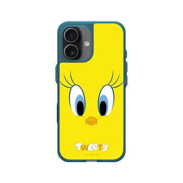 iPhone 17 Clear (相機按鈕) 夜幕藍 - 樂一通 Looney Tunes - 大臉崔弟