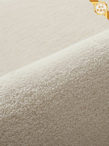 【加厚可機洗】床邊墊 地毯 地墊 茶几墊 臥室地毯 客廳地毯 短絨地毯 米白色 防滑底 臥室客廳通用 全鋪床前墊