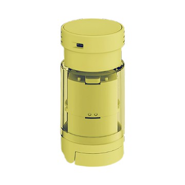 SP SAUCE 新色系攜帶型5合1藥盒 藥丸儲存 藥丸切片器 藥丸磨碎 透明水杯  1個