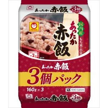 送料無料 東洋水産 あったか赤飯 3個パック×8個