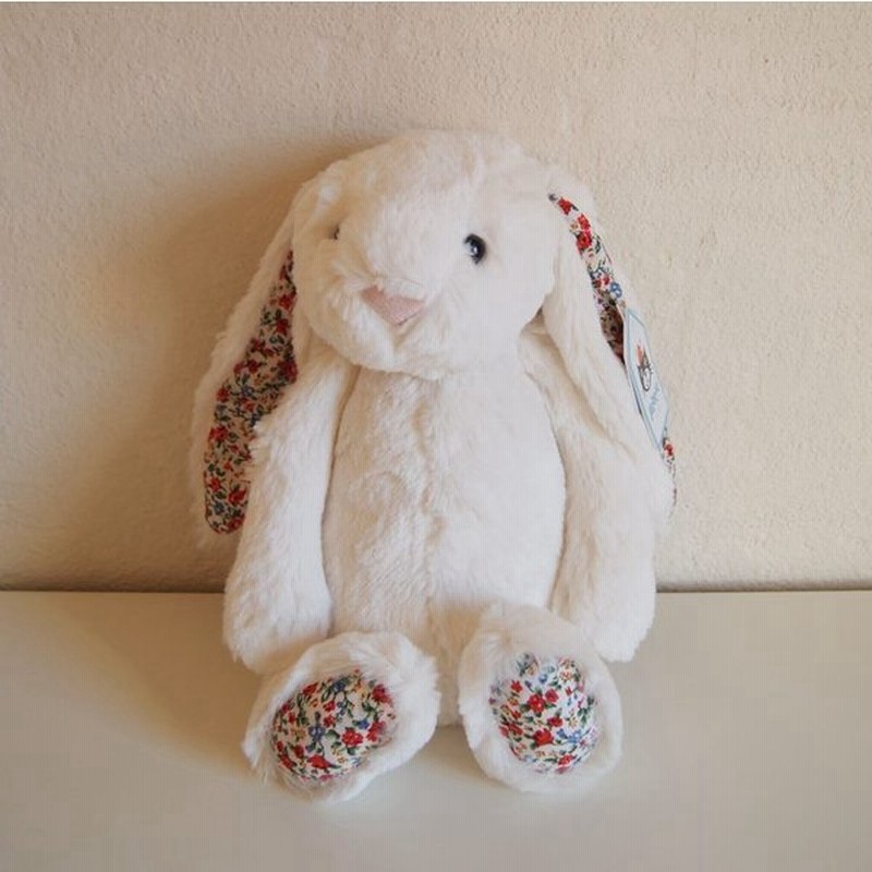 Jellycat Blossom Cream Bunny Medium Bl3cbn Bl3cbnn うさぎ ぬいぐるみ 白 花柄 通販 Lineポイント最大get Lineショッピング