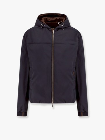 Albori tj nylon lined jacket with suede details - MOORER - gender_Man