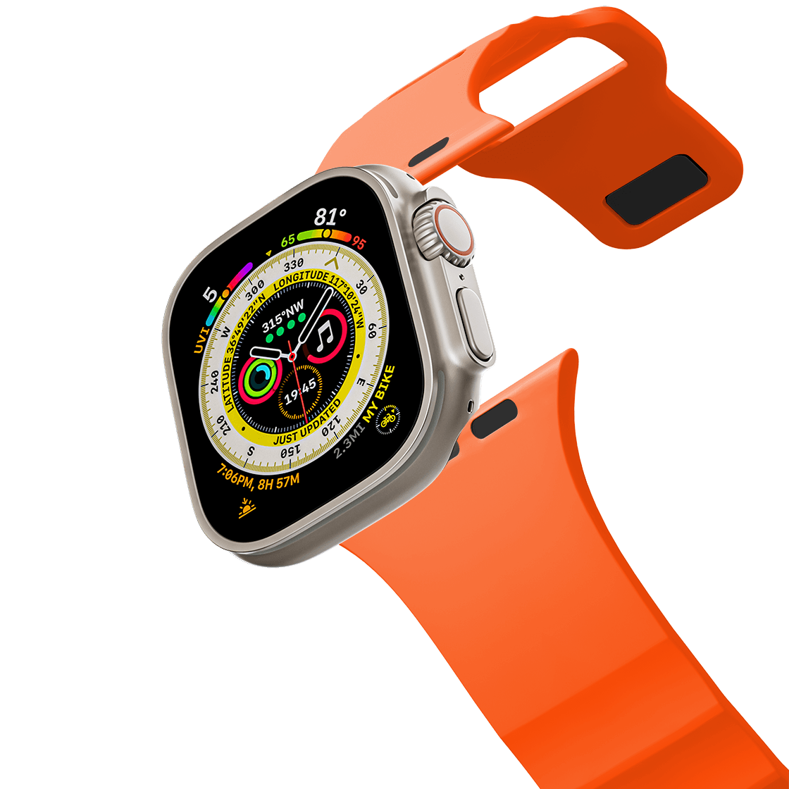 CASETiFY Apple Watch Band (42mm/44mm/45mm/49mm) Orange 