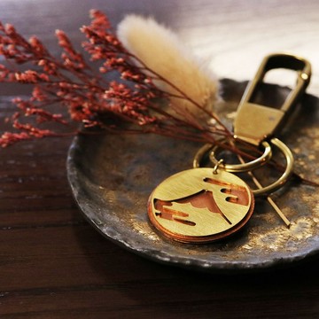 富士山系列 - 雲中富士山鑰匙扣 FUJI KEY CHAIN