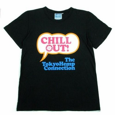 Tokyo Hemp Connection (トウキョウヘンプコネクション) CHILL OUT TEES ヘンプオーガニックコットン Tシャツ /  BLACK | LINEブランドカタログ