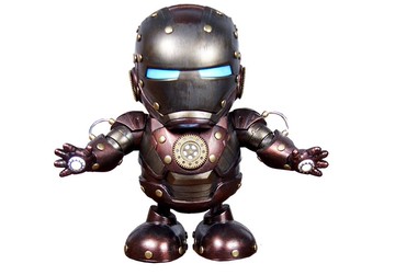 蒸汽朋克 steampunk 電動 跳舞 鋼鐵俠玩具 手辦模型