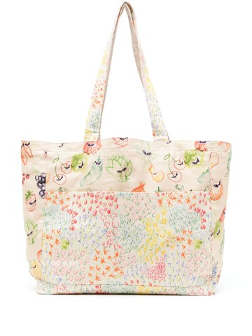 Collina Strada - painterly-print cotton tote - women - Cotton - One Size - Multicolour