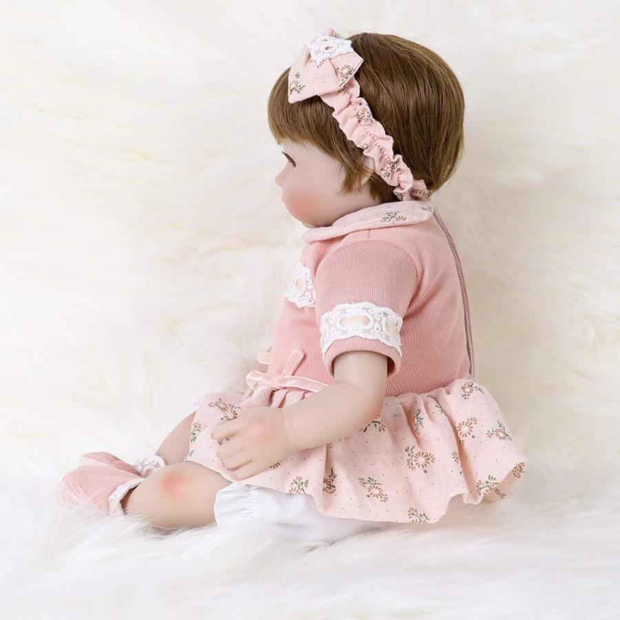 ENADOLL Reborn Baby Doll Realistic Silicone Vinyl Cute Headband