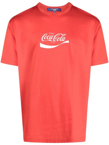 Junya Watanabe MAN - x Coca-Cola cotton T-shirt - men - Cotton - S - Red