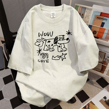 【2天出貨】韓係寬鬆T恤  短袖T恤女  夏季純棉T shirt 短T  內搭 oversize大尺碼上衣 ZD