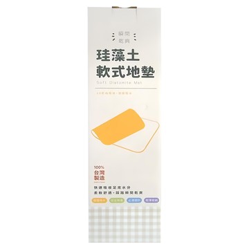 收納王妃 軟式珪藻土地墊  60 x 40 x 0.9cm  唐老鴨與黛西  1個