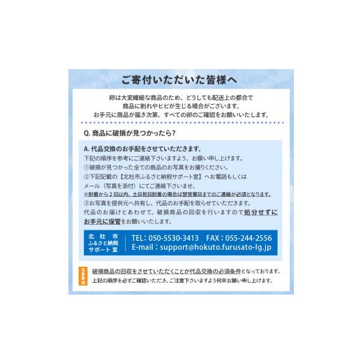 ふるさと納税 山梨県 北杜市 水の恵み小卵