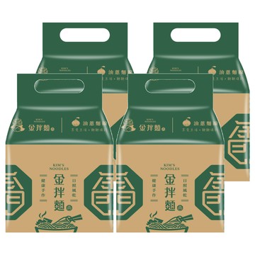 金拌麵 經典油蔥麵線  440g  4袋