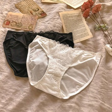 【瑪登瑪朵】La Pretti  低腰三角內褲 M-XXL(牙白/黑)