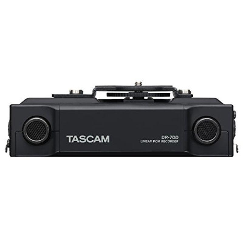 TASCAM(タスカム) DR-70D DSLR用 リニアPCMレコーダー ミキサー 4トラック ステレオ内蔵マイク デジタル一眼レフカメラ