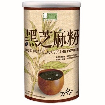 美好人生    純萃黑芝麻粉500公克/罐