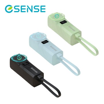 Esense 免帶線無線PD快充行動電源5000mAh(18.5Wh)