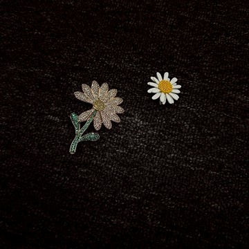 ☆LimeLight☆ 水鑽 雛菊 小雛菊 權志隆 GD 水鑽 胸章 搭配 小配件 包包配件