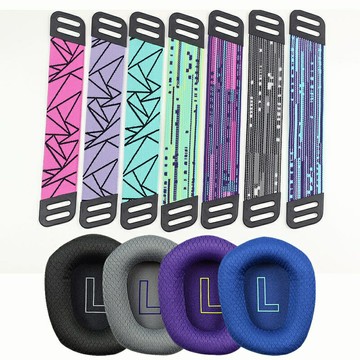 Logitech G733 替換耳罩 頭梁墊 適用羅技G733 RGB 7.1電競游戲耳機套 頭條 耳機配件