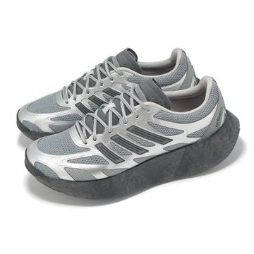 adidas 慢跑鞋 Adizero Aruku 男鞋 女鞋 灰 銀 緩震 厚底 運動鞋 愛迪達 JS3712