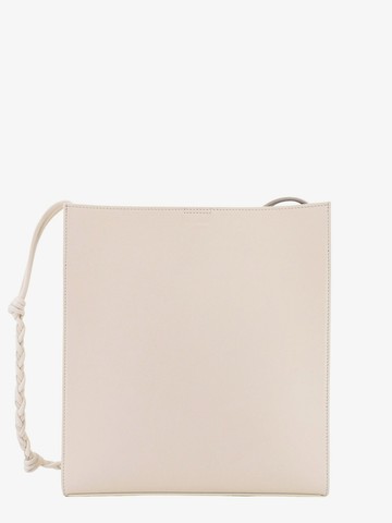 Leather shoulder bag with logo print - JIL SANDER - gender_Man